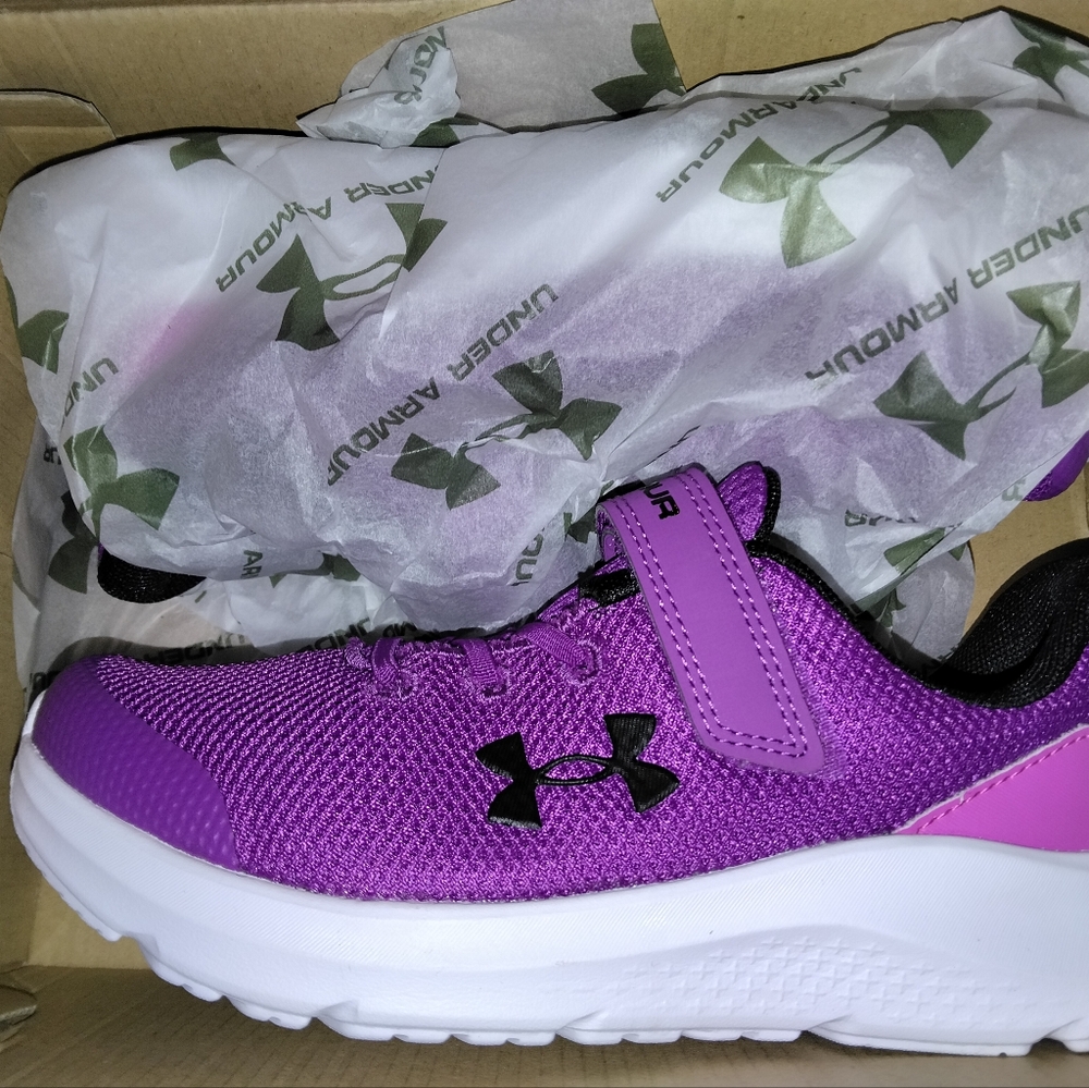 Under Armour Kids' Vibrant Purple Sneakers